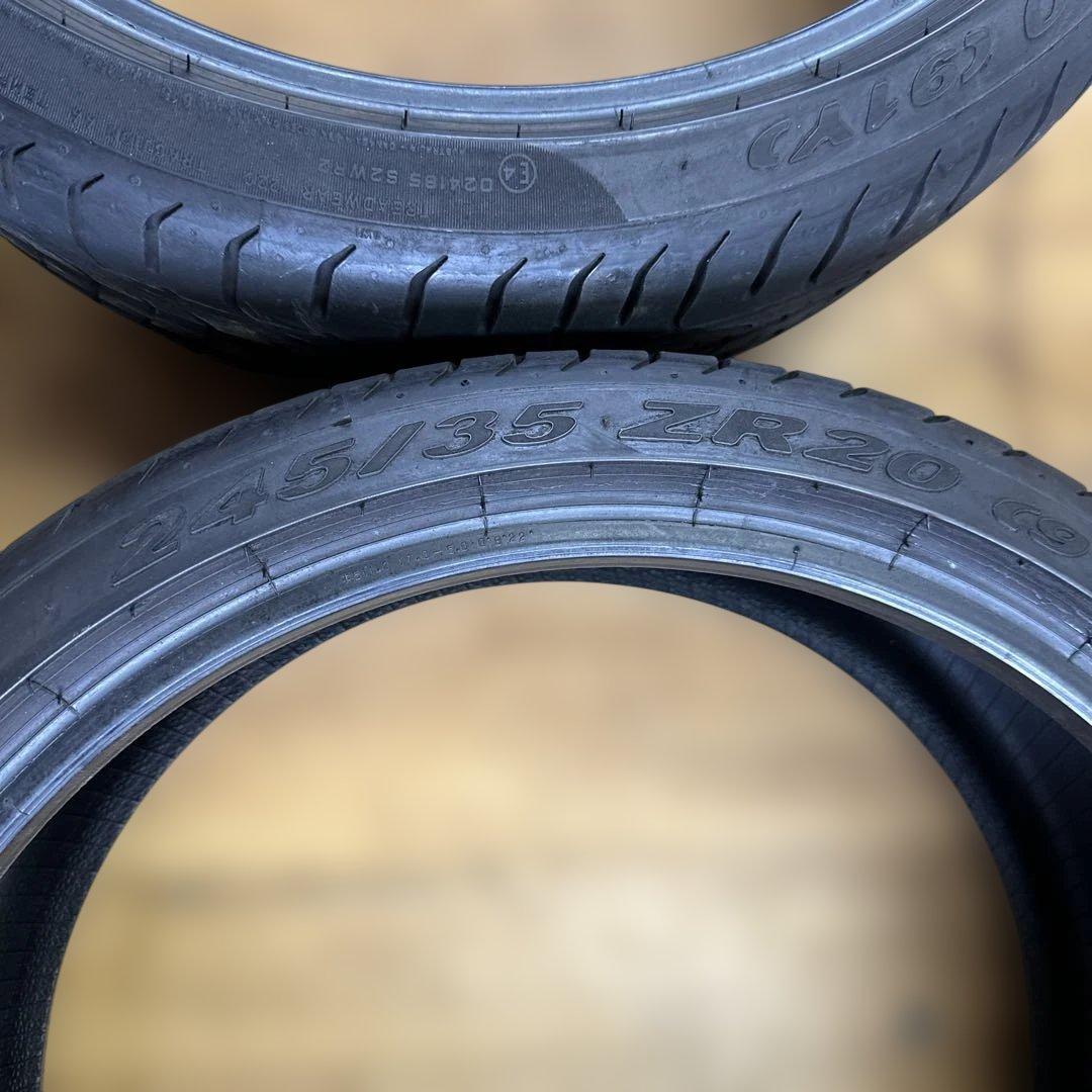Pirelli PZero 245/35ZR20 夏用タイヤ 2020年 2本