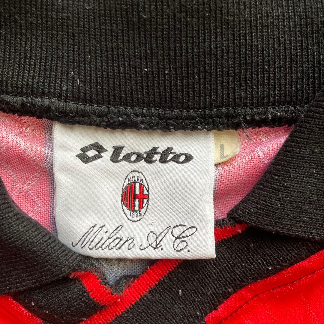 ロット ACミラン 長袖ユニフォーム L OPEL セリエA vintage