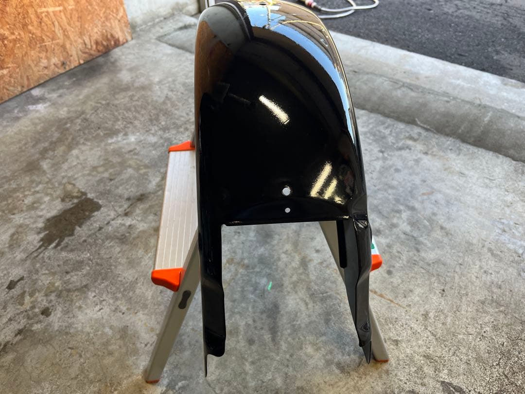 ハーレー　リアフェンダー　2001年式 FLSTF ファットボーイ　カット済黒