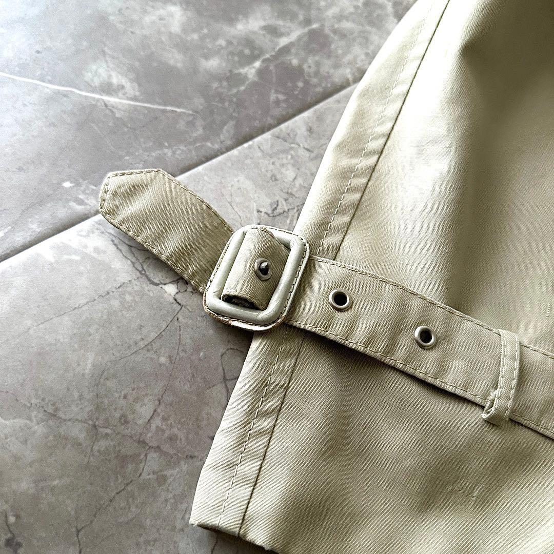 HERNO 90s 馬柄 裏地 シルク コットン トレンチコート サイズL XL