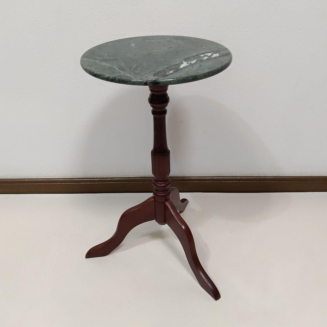 クラシック 大理石 サイドテーブル ワインテーブル