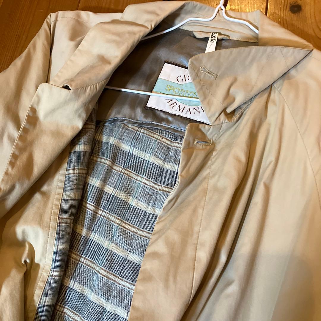 美品　Giorgio Armani ベージュ トレンチコート