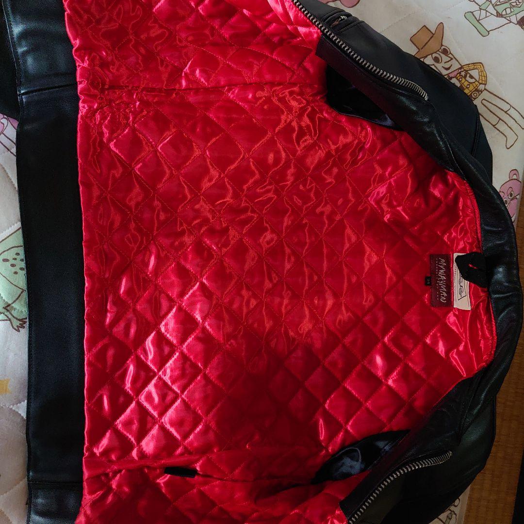 666 MYWAYMAN シングルライダースジャケット 34 現行タグ　良品