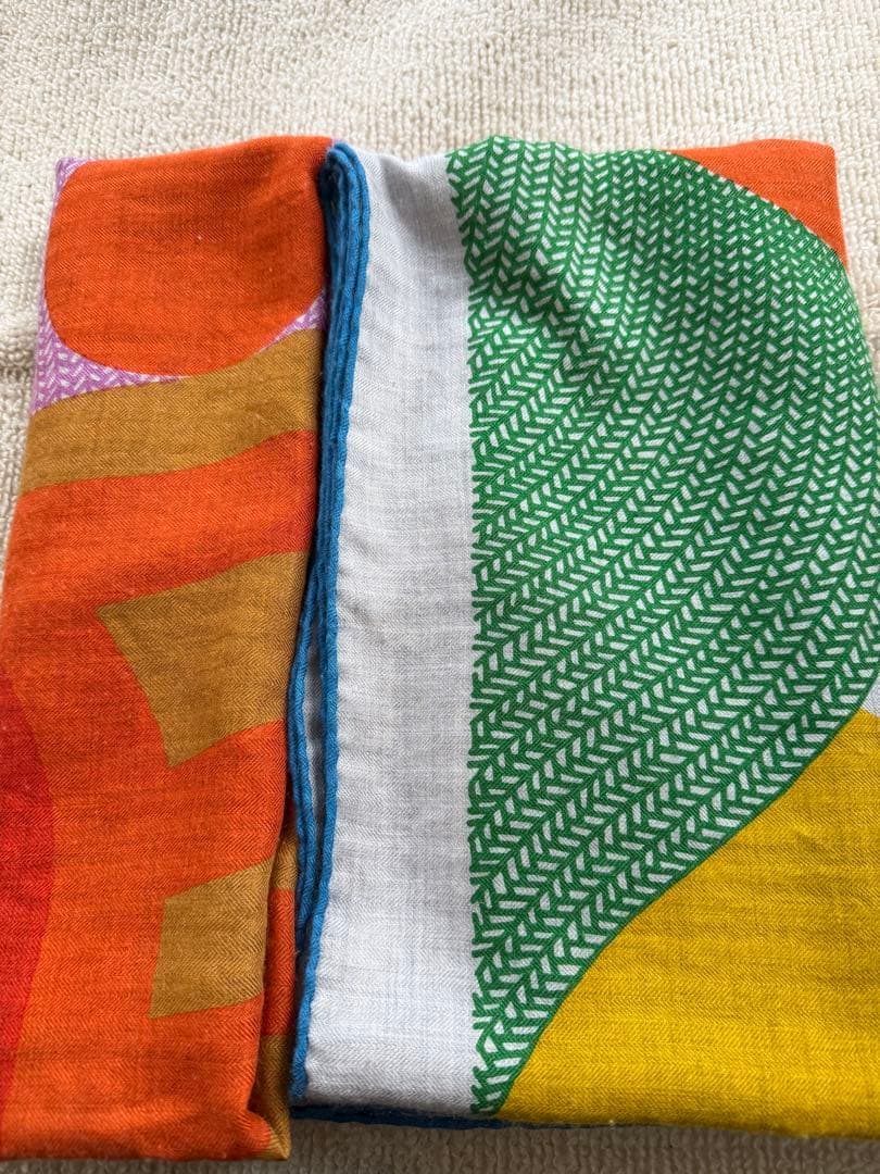 エルメス　カレジェアン　140 カシミヤ　モン・プルミエ・ギャロップ