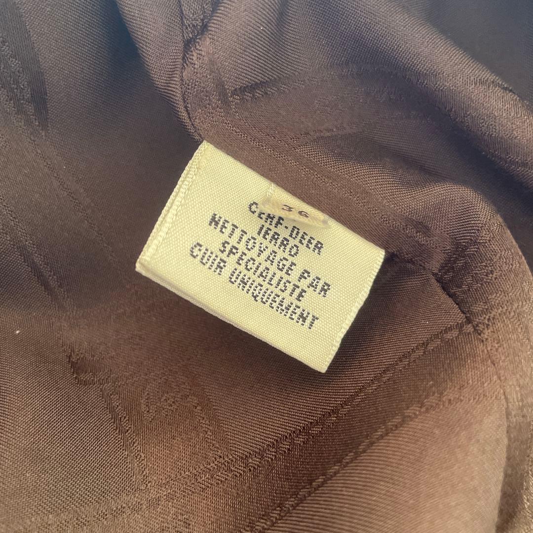 HERMES レザージャケット