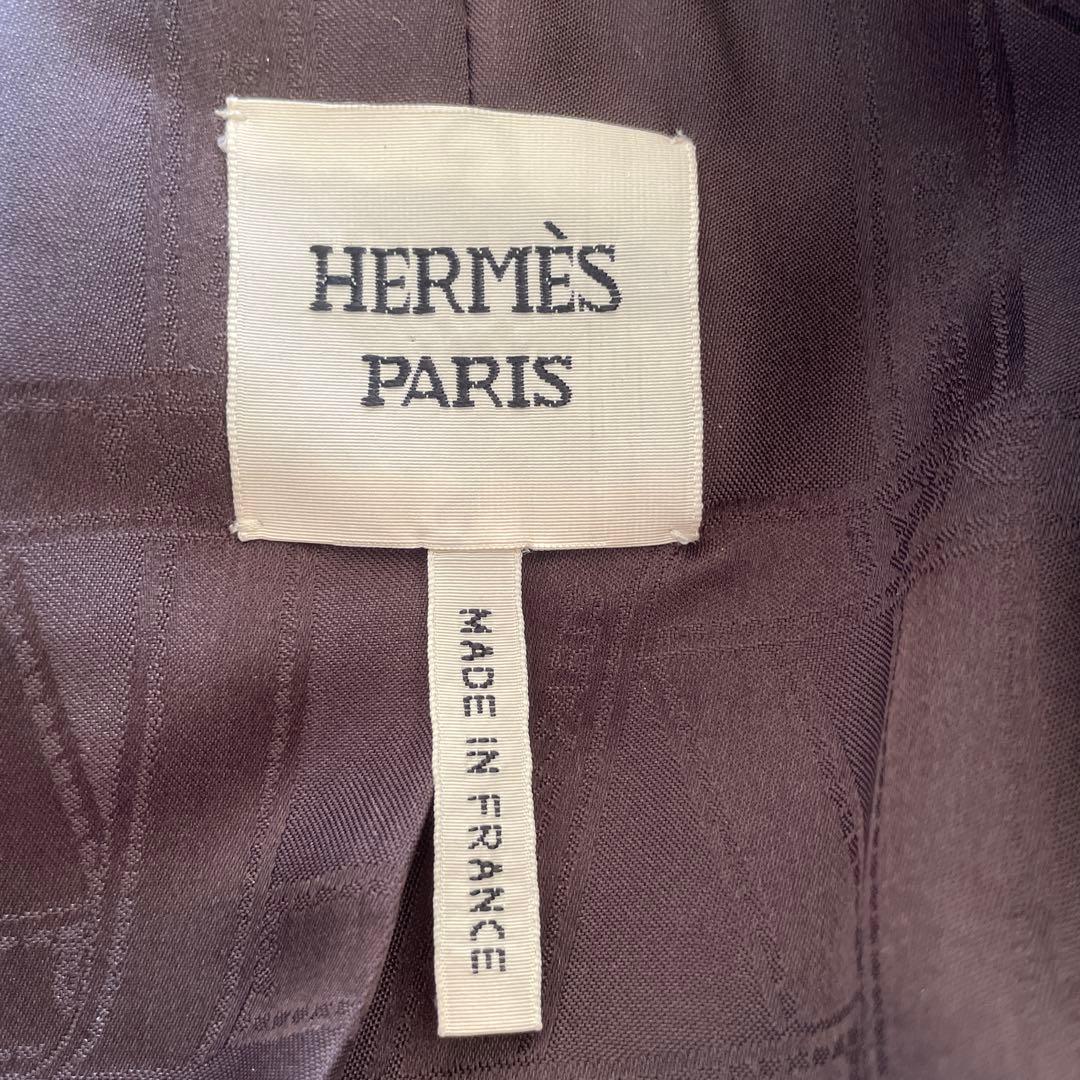 HERMES レザージャケット