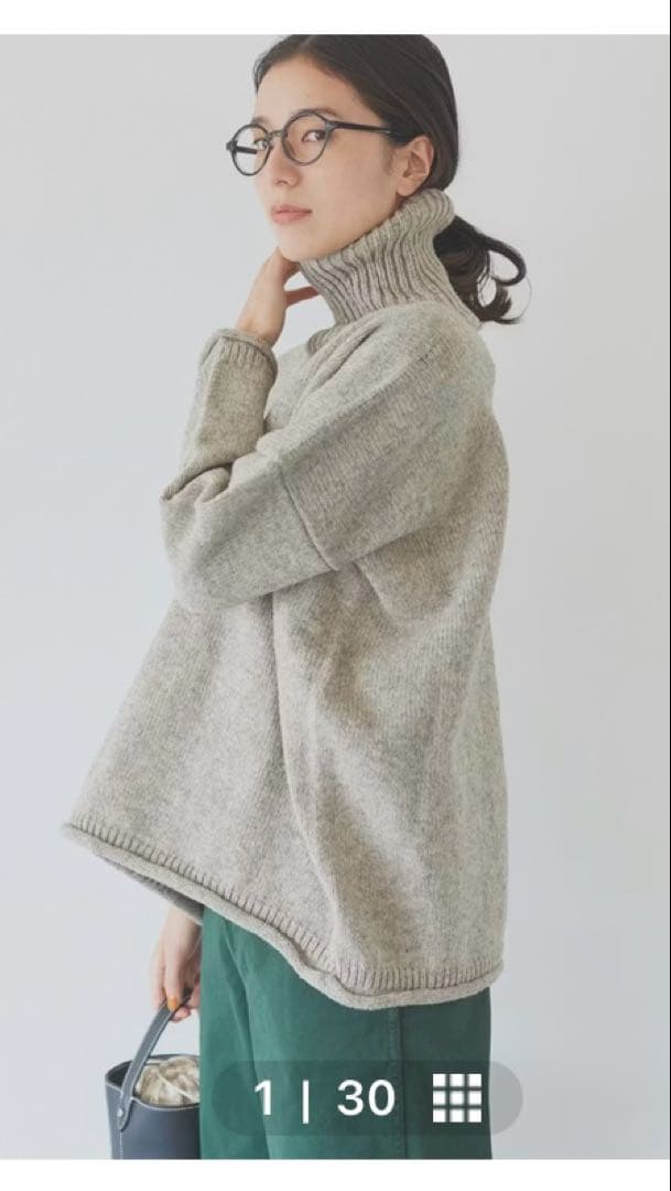 ♡北欧暮らしの道具店♡ユティリテ♡ペルーニットプルオーバー♡