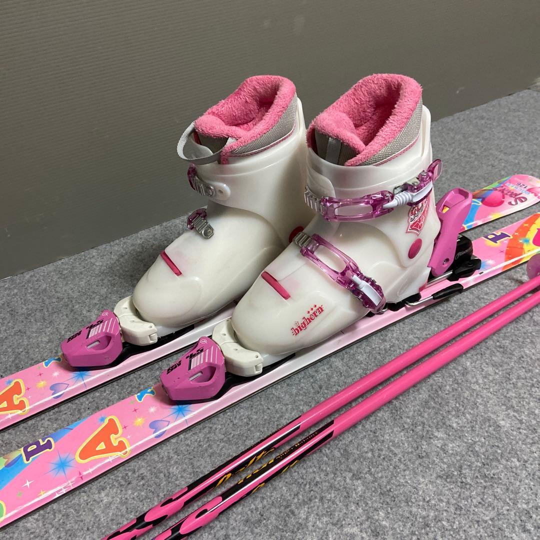 ★メンテナンス済 子供スキーセット 身長126~140cm前後のお子様向け