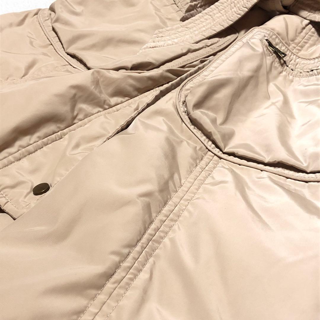 極美品　イブルース　ダウンコート　ベルテッドコート　ロング丈　ベージュ　42