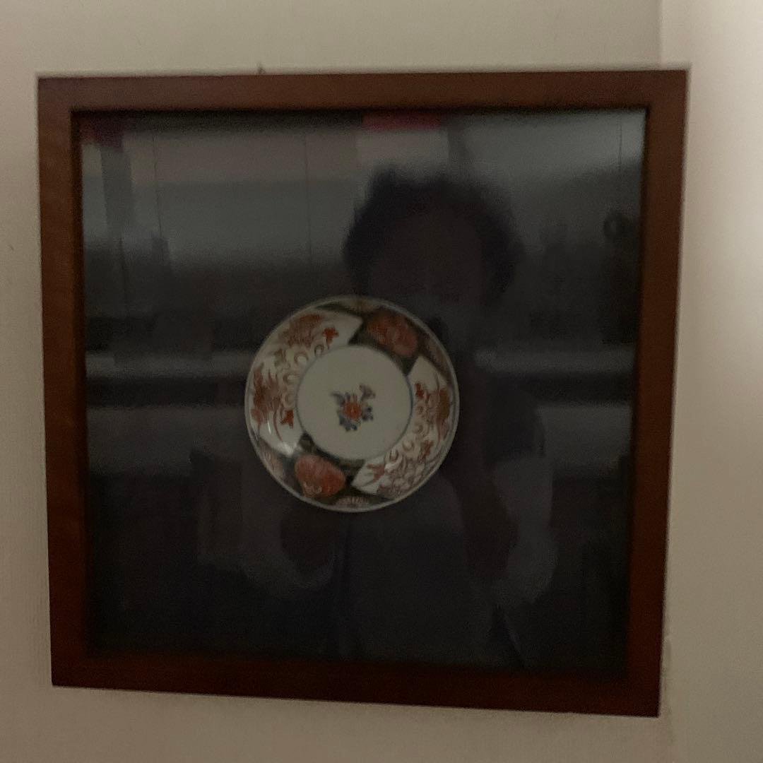 江戸時代お皿額装