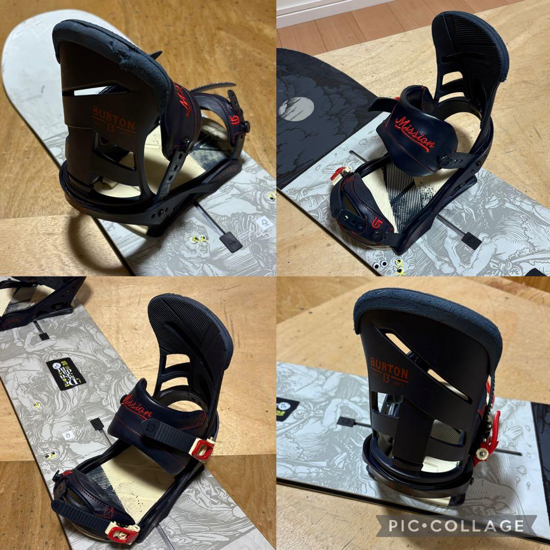 BURTON スノーボード スノボ グラトリ BURTON ビンディング 雪山