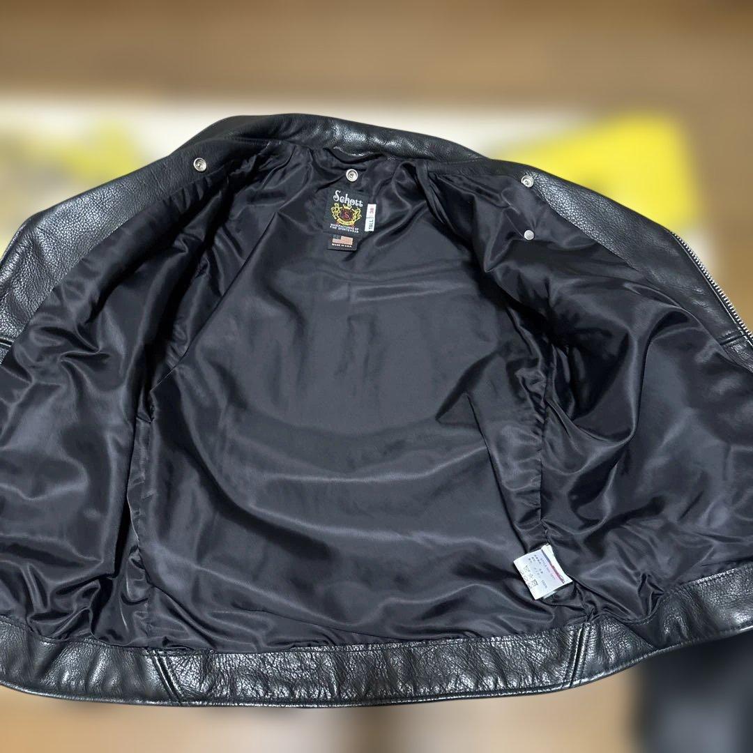超美品‼️最新型schott516UST 38インチ ネイキッドレザー