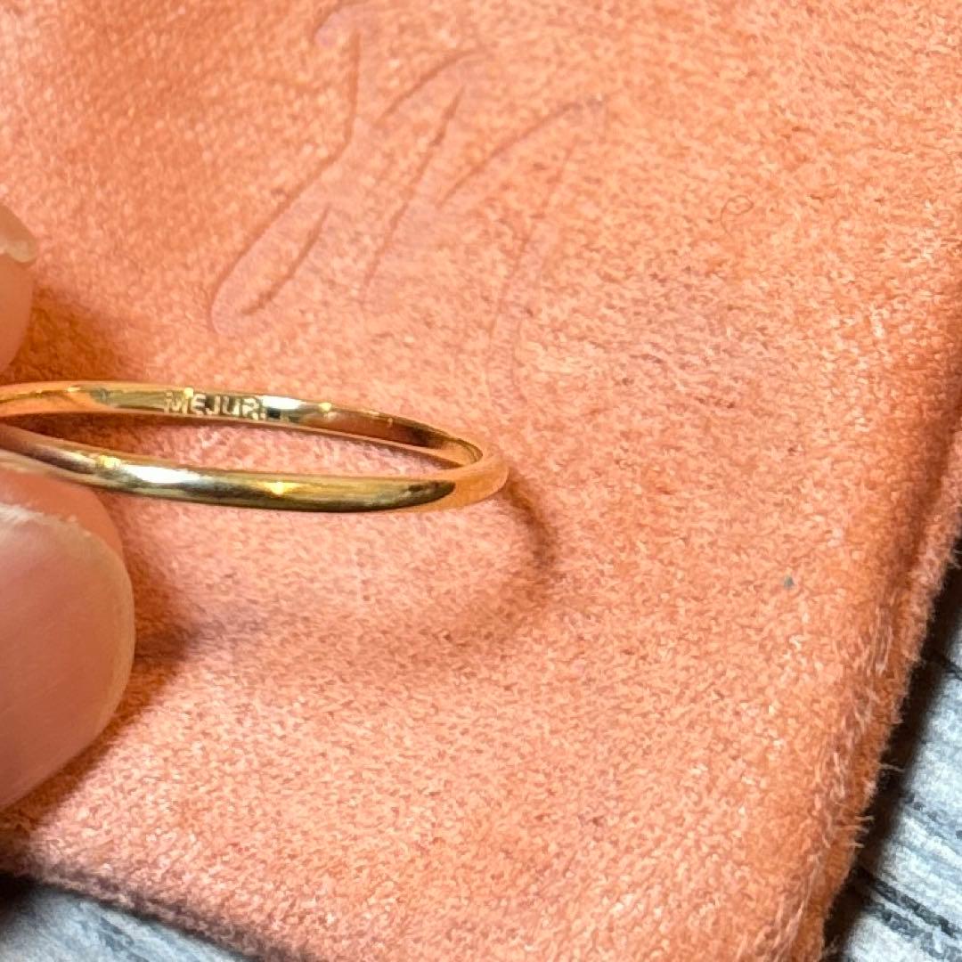 Mejuri メジュリ　STACKER RING US4 10k