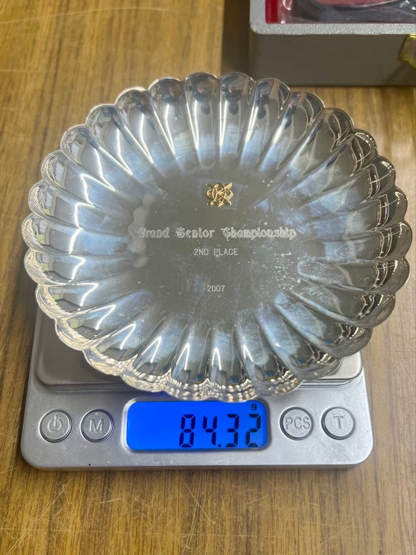 銀杯　皿　84g SILVER970