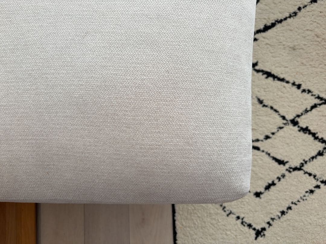 ベルメゾン 連結できる天然木フレームのカバーリングコンパクトソファー ２人掛け