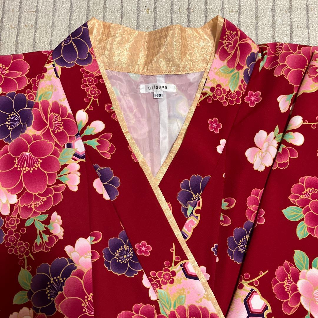 ちーこ　アリサナ 袴 160 髪飾り付 ♪ 小学生 卒業式