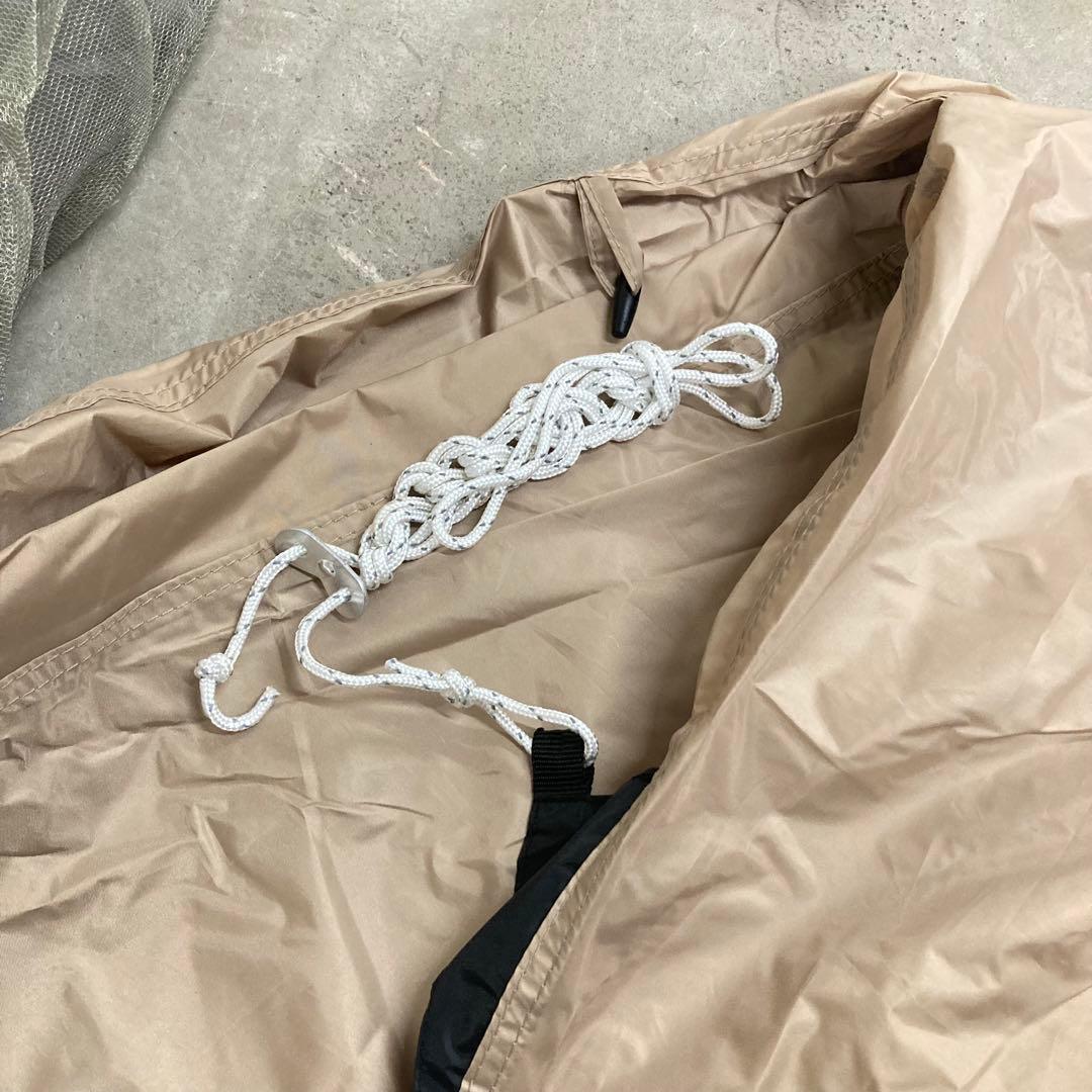 美品　ワンポールテント M DoD T5-47-TN グランドシート付き