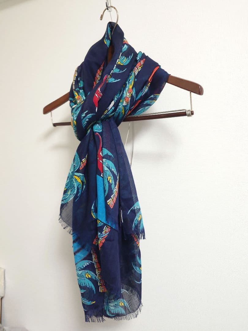 ルイ ヴィトン LOUIS VUITTON ストール　カシミヤ　パームツリー