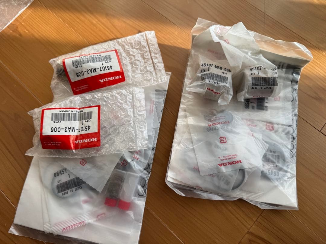 cbx400f 前後ブレーキキャリパー オーバーホールキット 本田純正