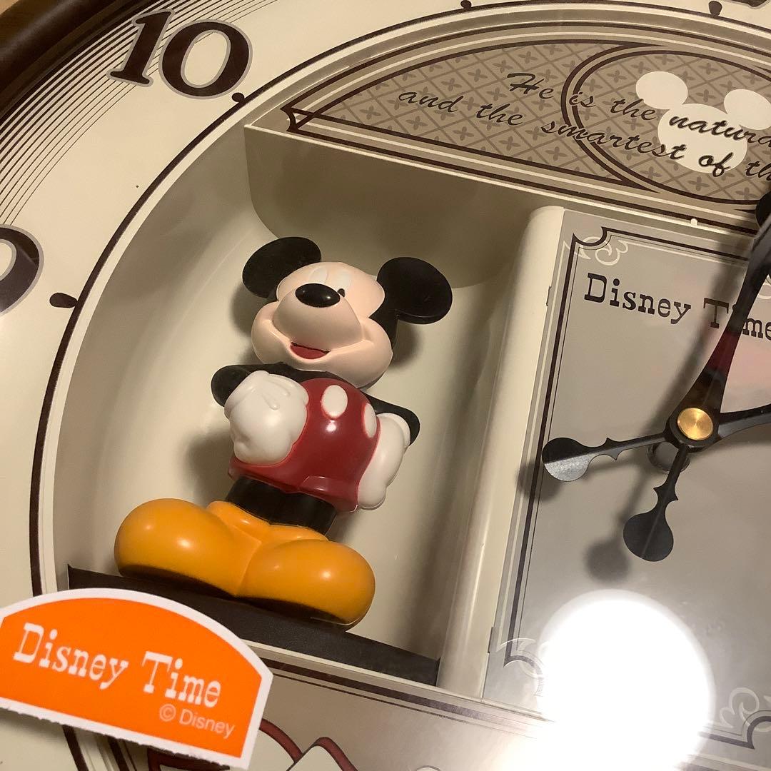 Disney Time からくり時計　掛け時計　FW527 ミッキー　ミニー