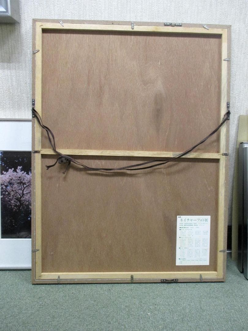 著名な写真家の珍しい写真と大全紙額縁（木製）