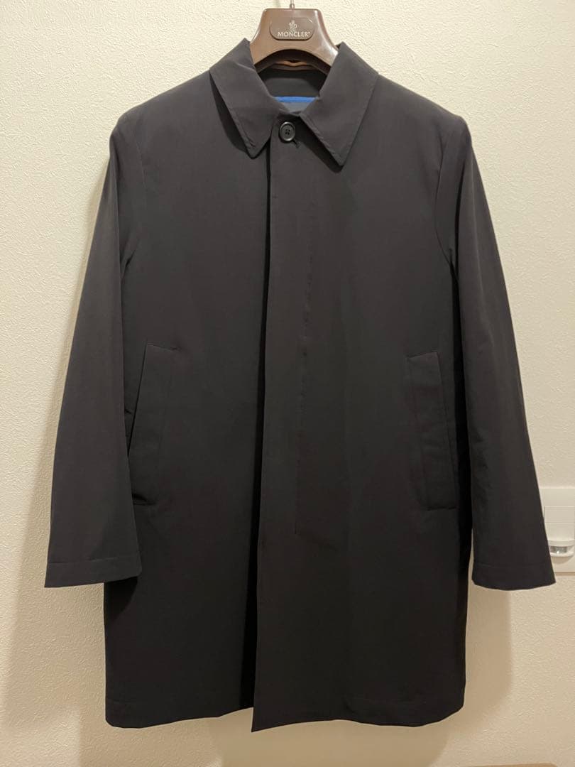 ポールスミス　パフォーマンスストレッチ　ステンカラーコート　ブラック　M