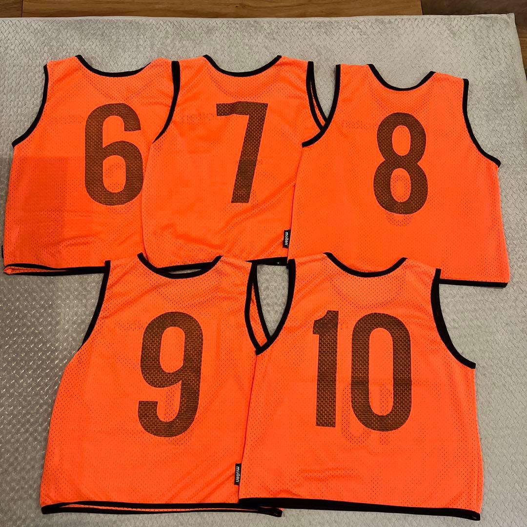 ボランチmolten 蛍光イエローオレンジブルー　ビブス