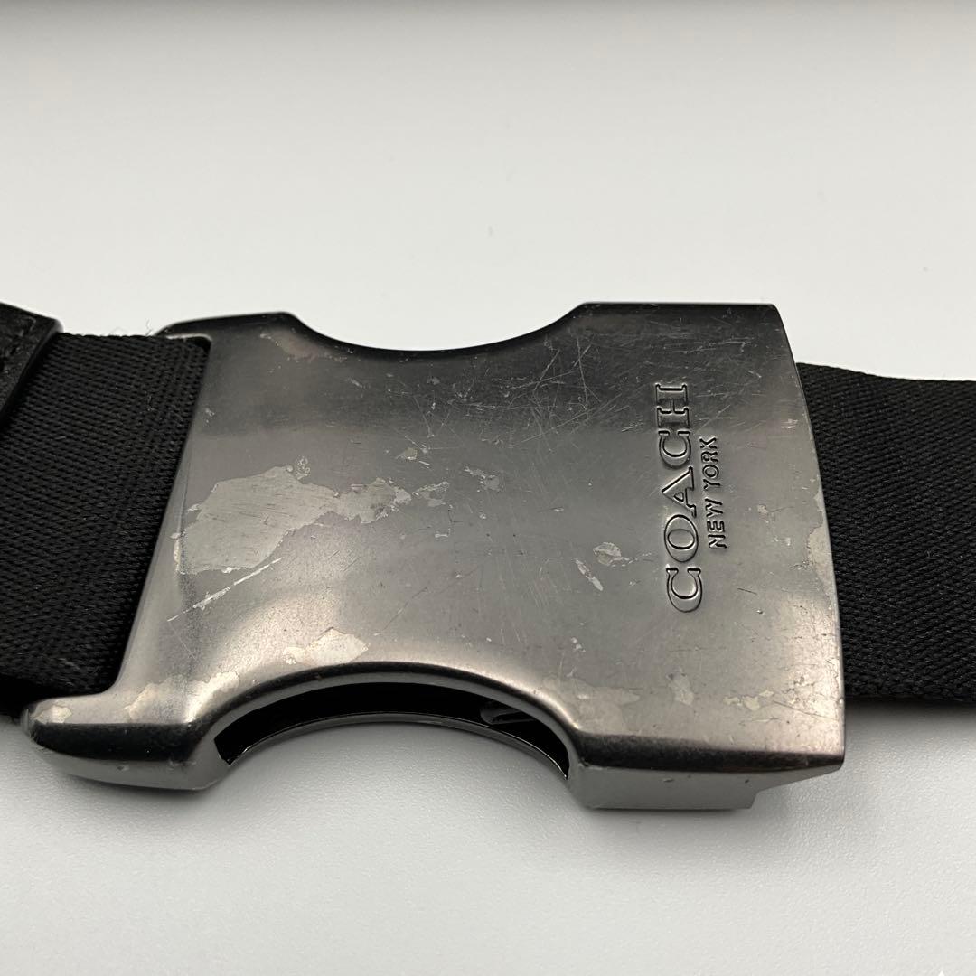 【美品】COACH コーチ レザー ボディーバッグ ウエストバッグ