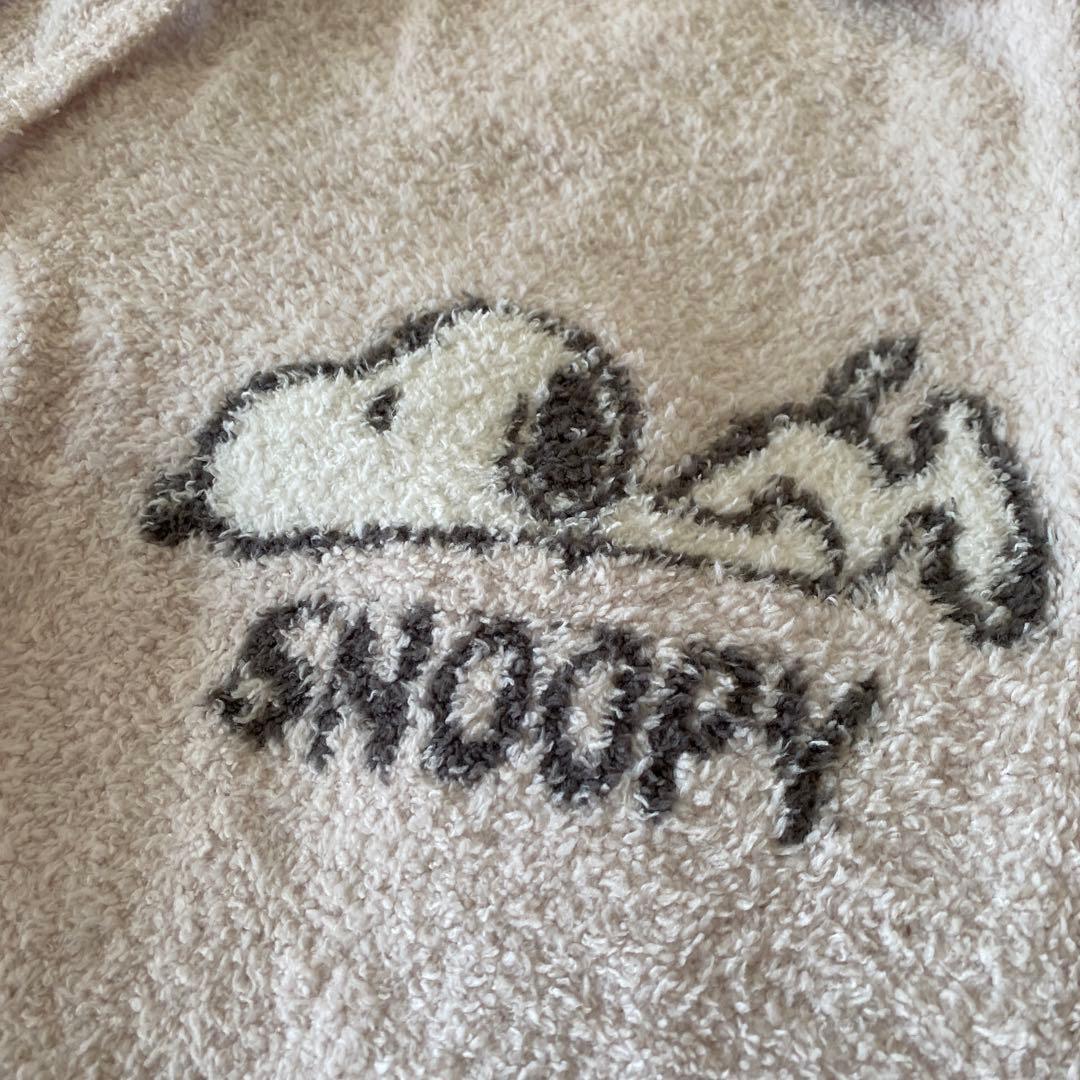ジェラートピケ　スヌーピー　コラボ　ルームウェア　セットアップ　ロゴ刺繍