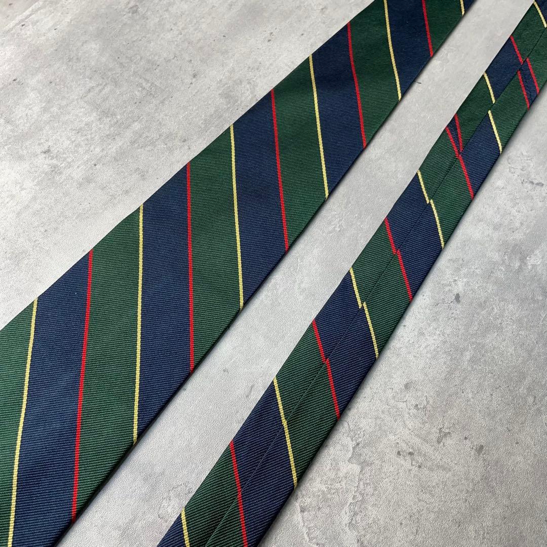 美品 Brooks Brothers アーガイルサザーランドストライプ ネクタイ