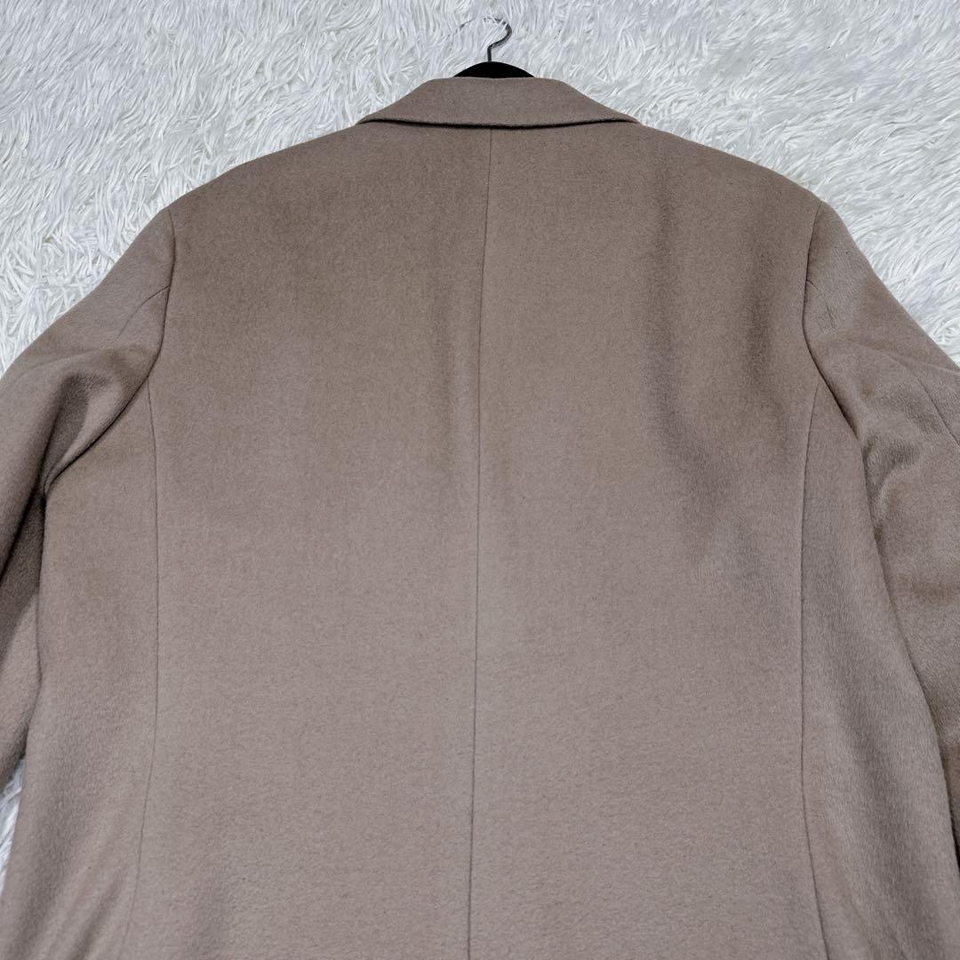 BLACKLABEL CRESTBRIDGEカシミア混チェスターコートLベージュ