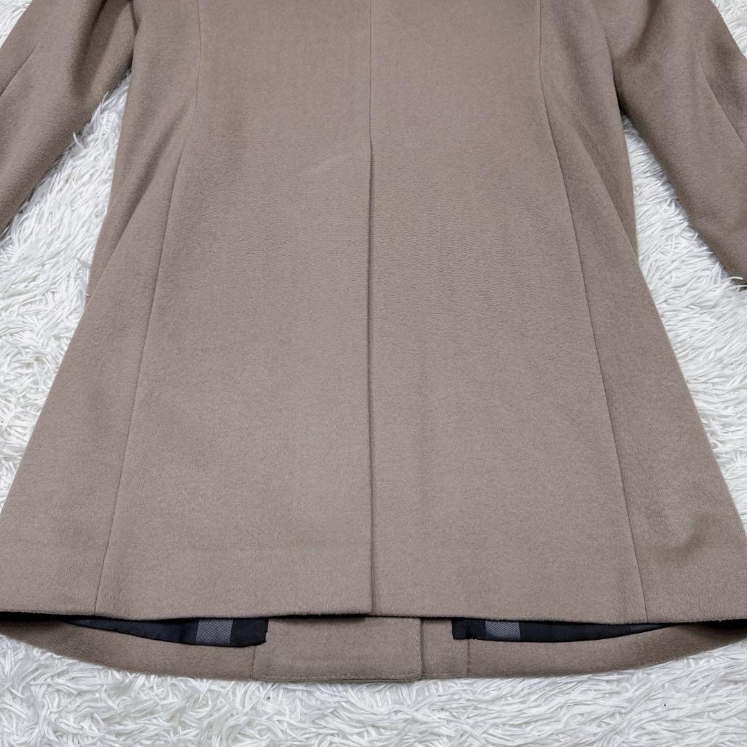 BLACKLABEL CRESTBRIDGEカシミア混チェスターコートLベージュ