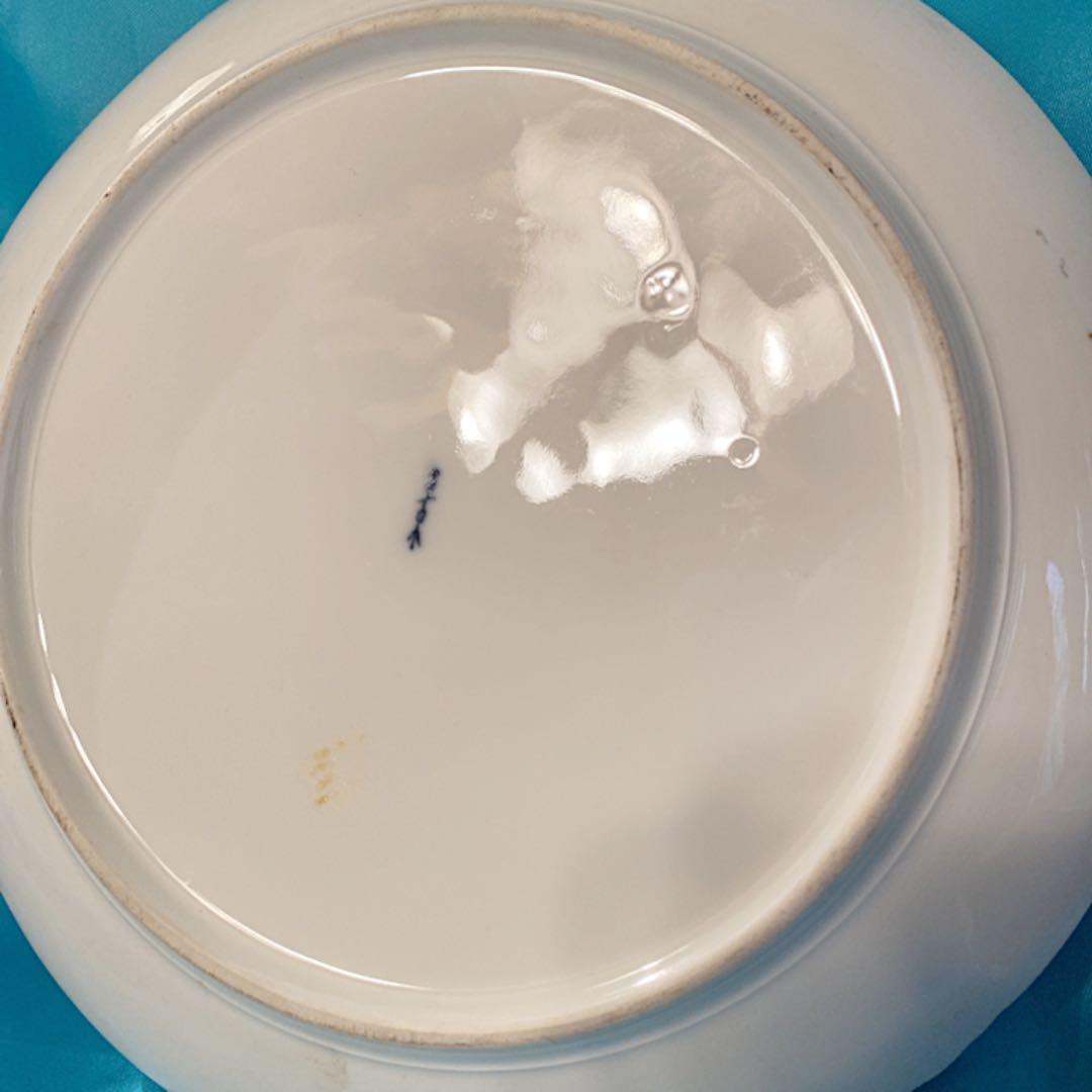 再値下げ★豪華金彩盛り上げ★KPMアンティーク★花プレート飾皿 金盛★ベルリン