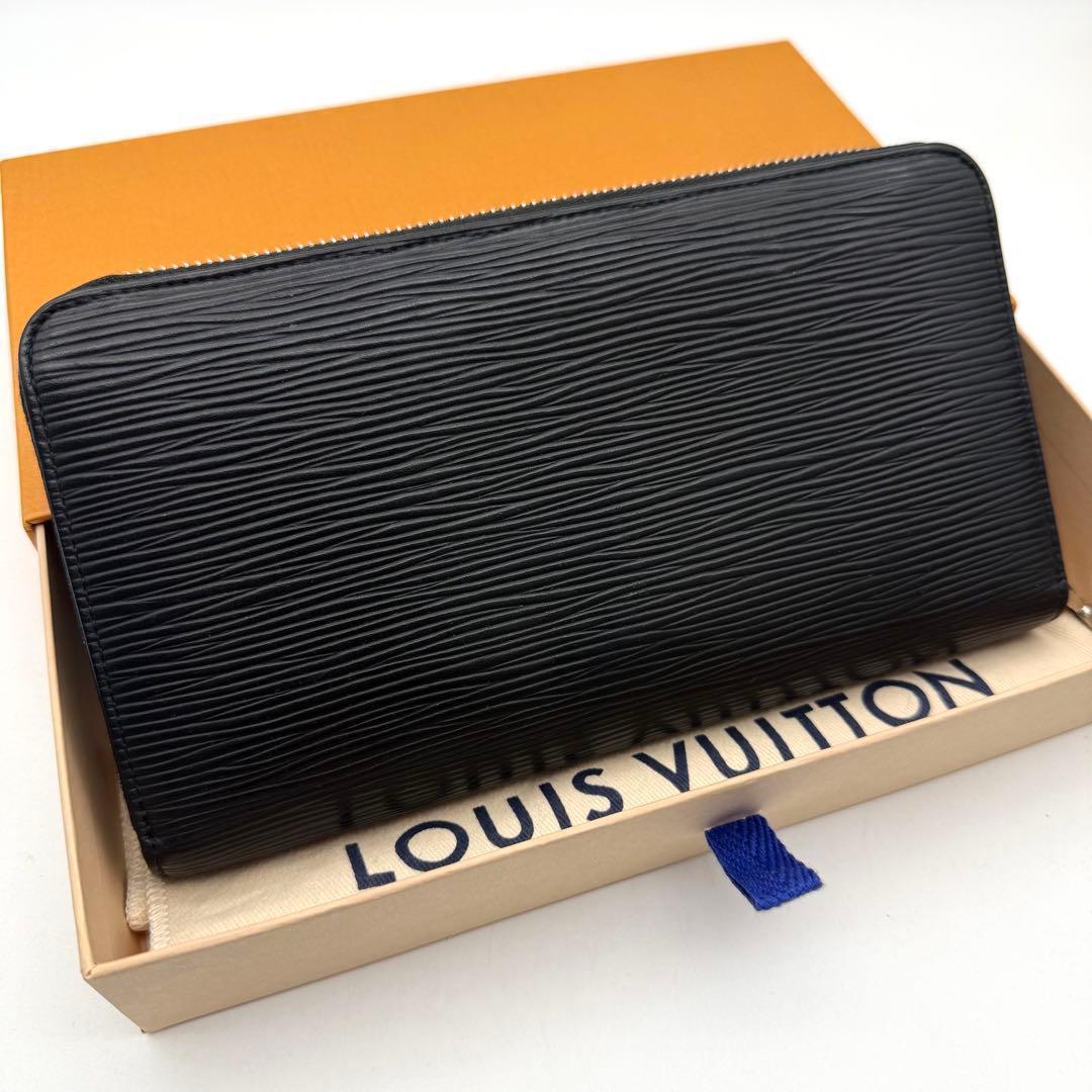 【極美品】新型 ルイヴィトン エピ ジッピーオーガナイザー ノワール 黒 長財布