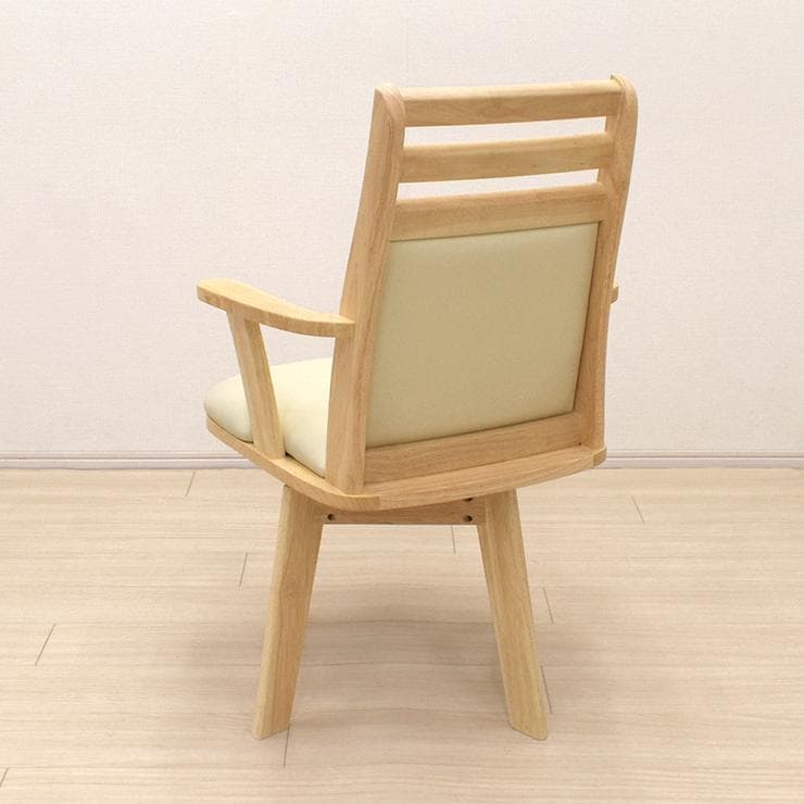 TR DC SC　1脚　アームチェア　回転式　ブラウン＊ブラック　ハイバック