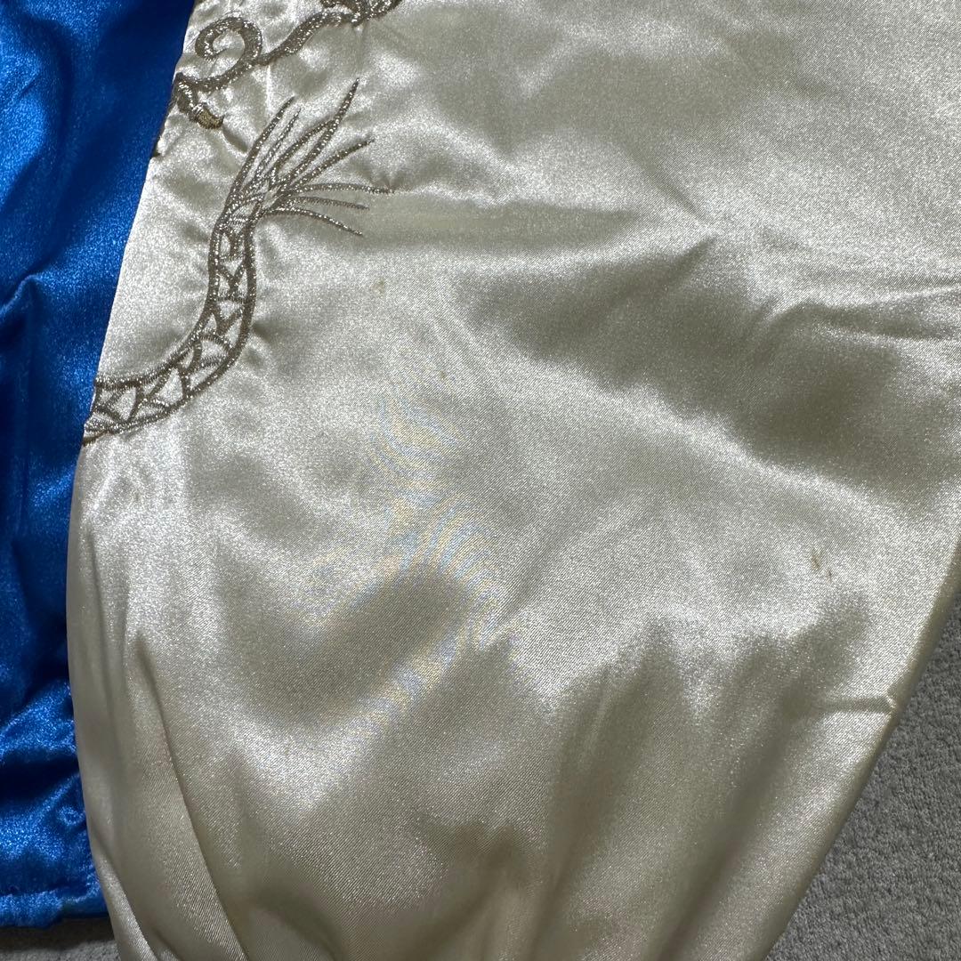 専用★3L 大きいサイズ　星姫　スカジャン　龍刺繍　ドラゴン　ブルー　青　キルテ