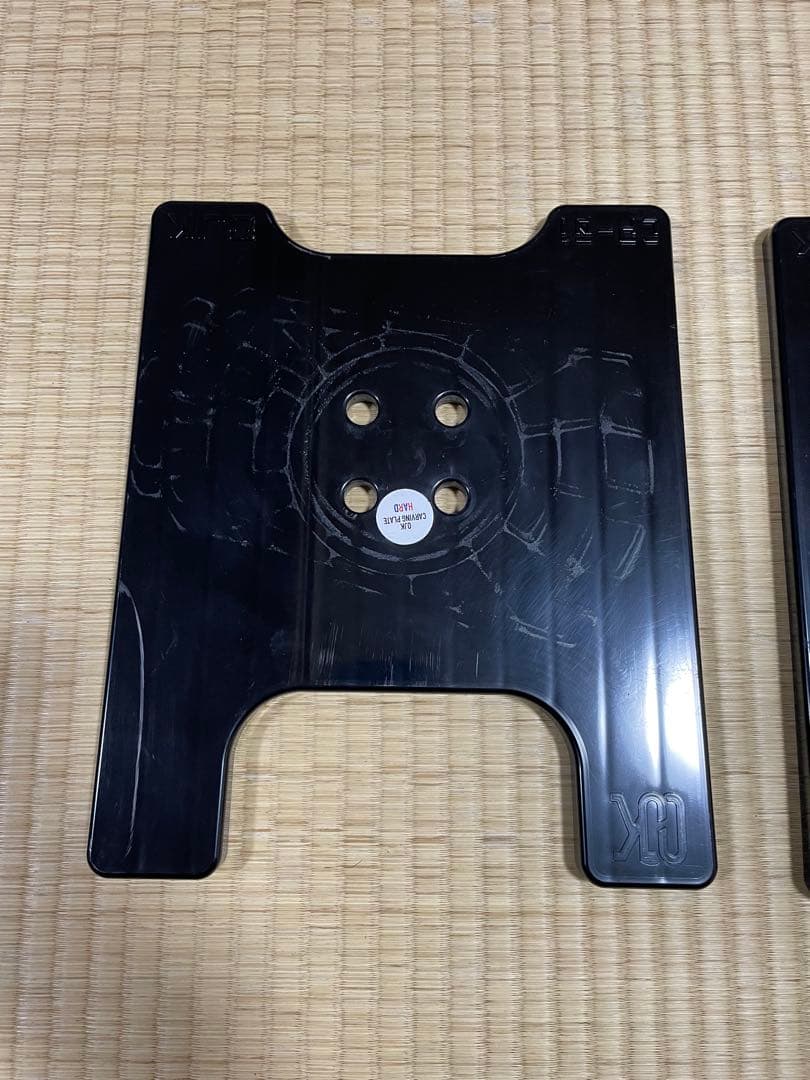 スノーボード用プレート ブラック ボルトセット