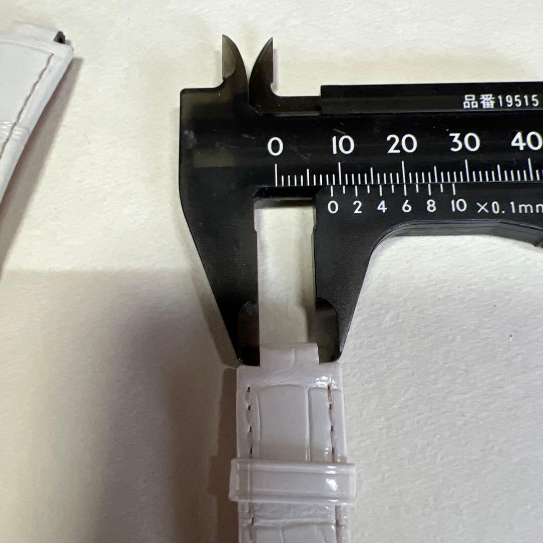 ルイヴィトン　時計ベルト　Sサイズ　アリゲーター　ホワイト