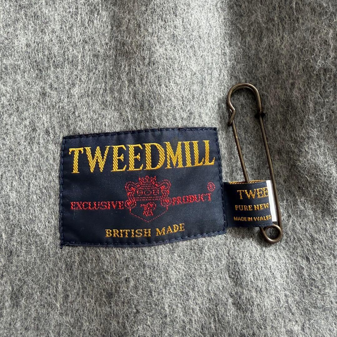 新品✨TWEEDMILL大判ストール　ウール　グレー70x190cm　イギリス製