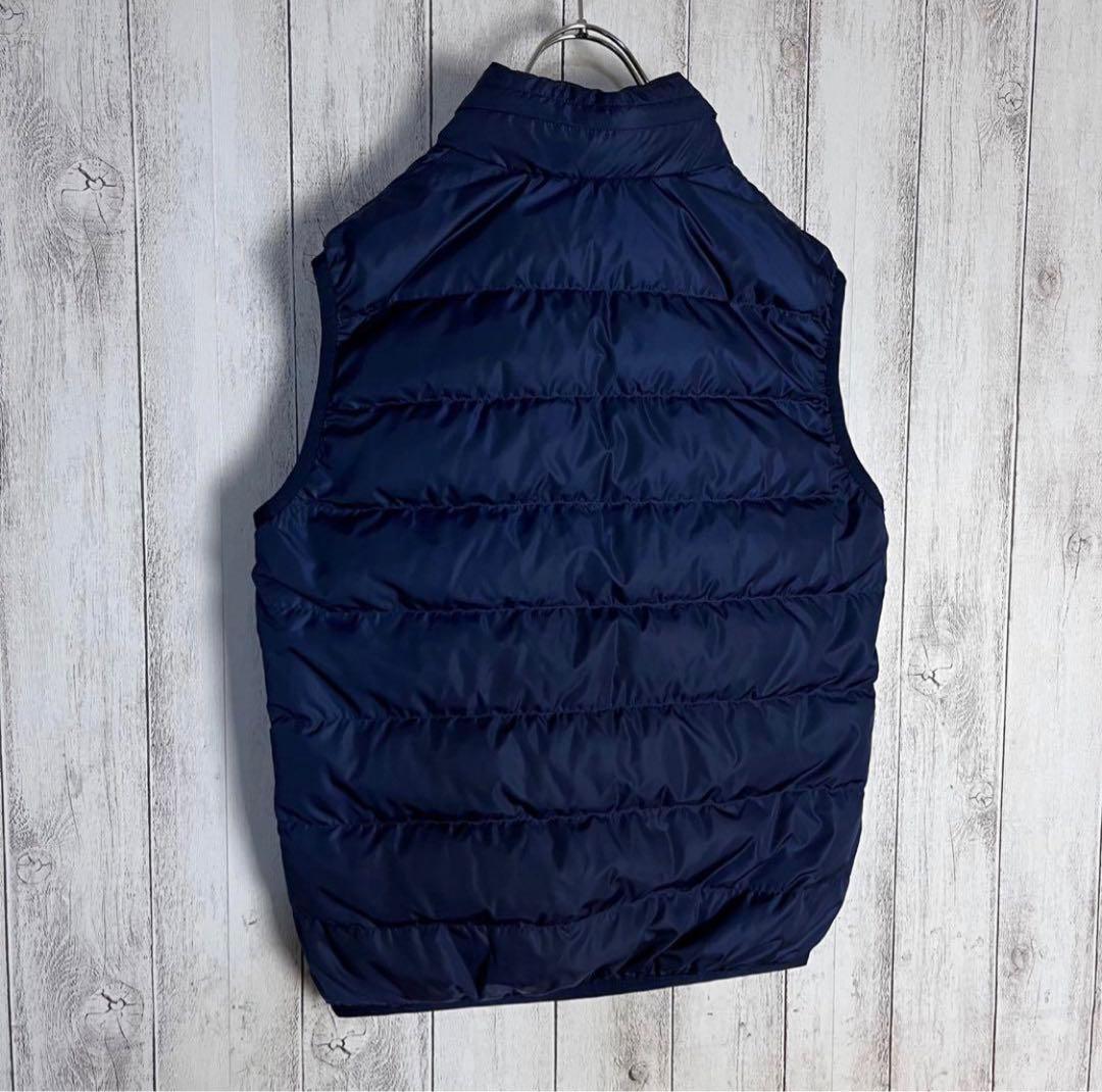 グッチ GUCCI☆ワッペンロゴ入りダウンベスト 裏地GG柄 総柄 美品