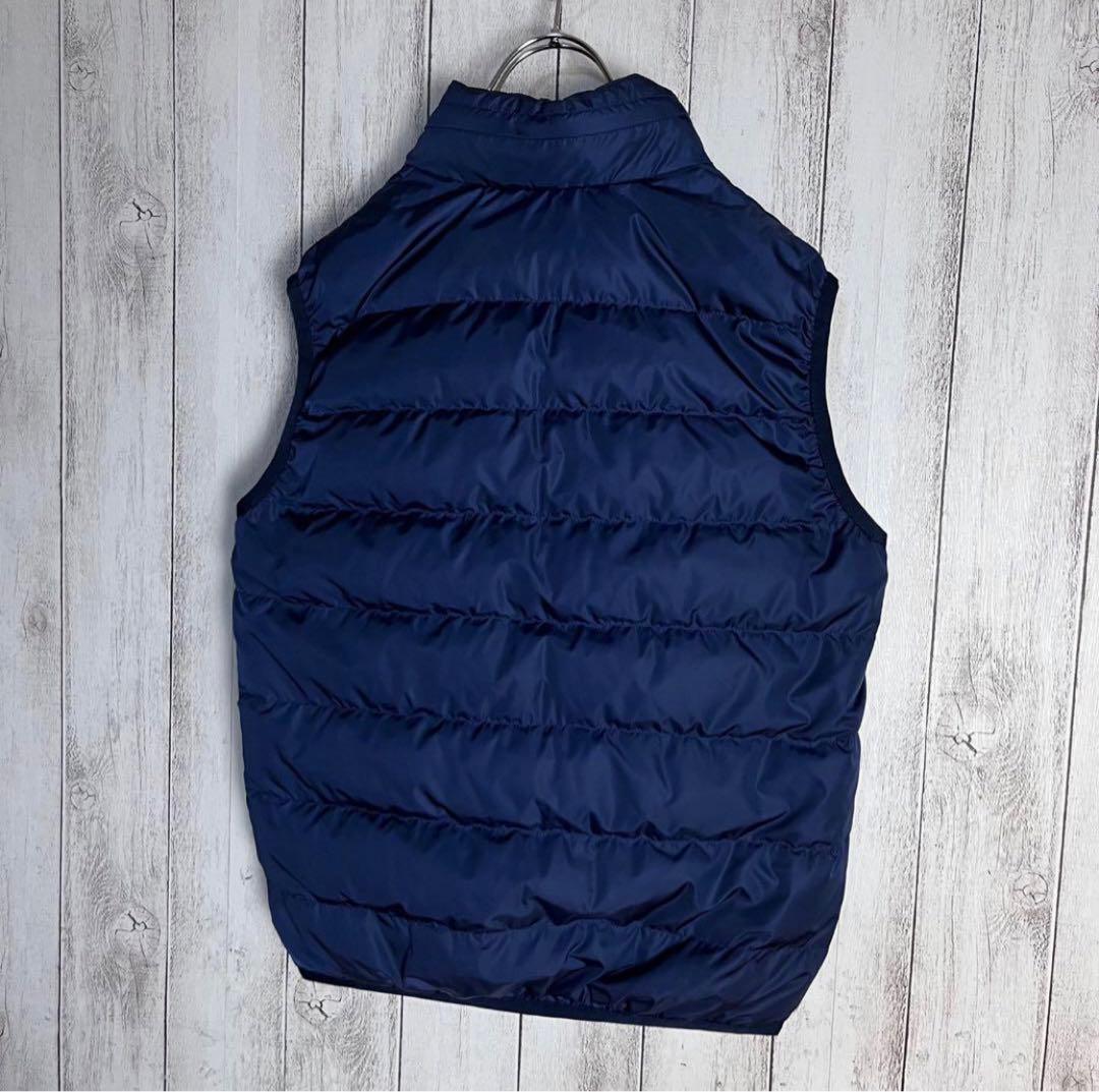 グッチ GUCCI☆ワッペンロゴ入りダウンベスト 裏地GG柄 総柄 美品