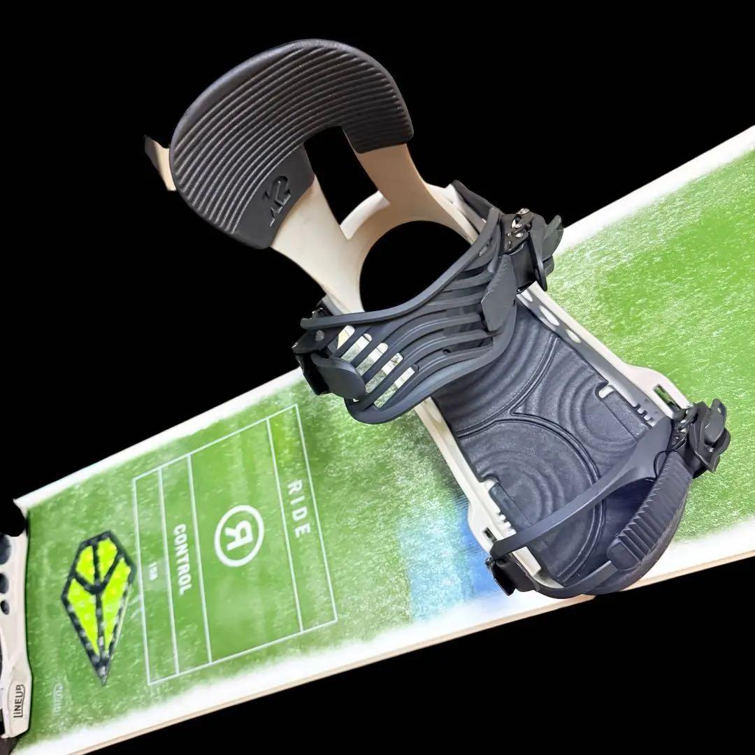 RIDE コントロール スノボ板 158cm＆K2バインディングL