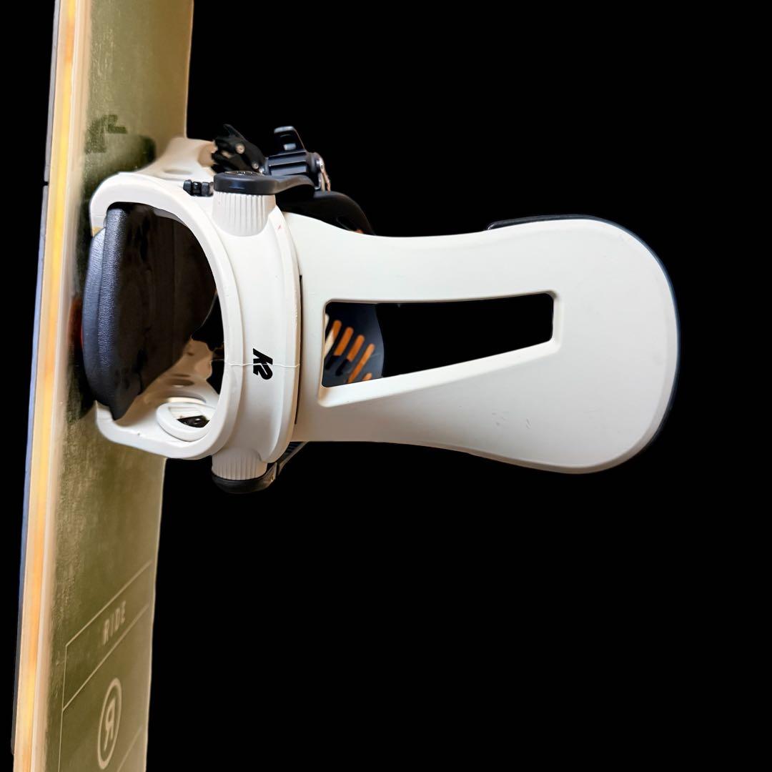 RIDE コントロール スノボ板 158cm＆K2バインディングL