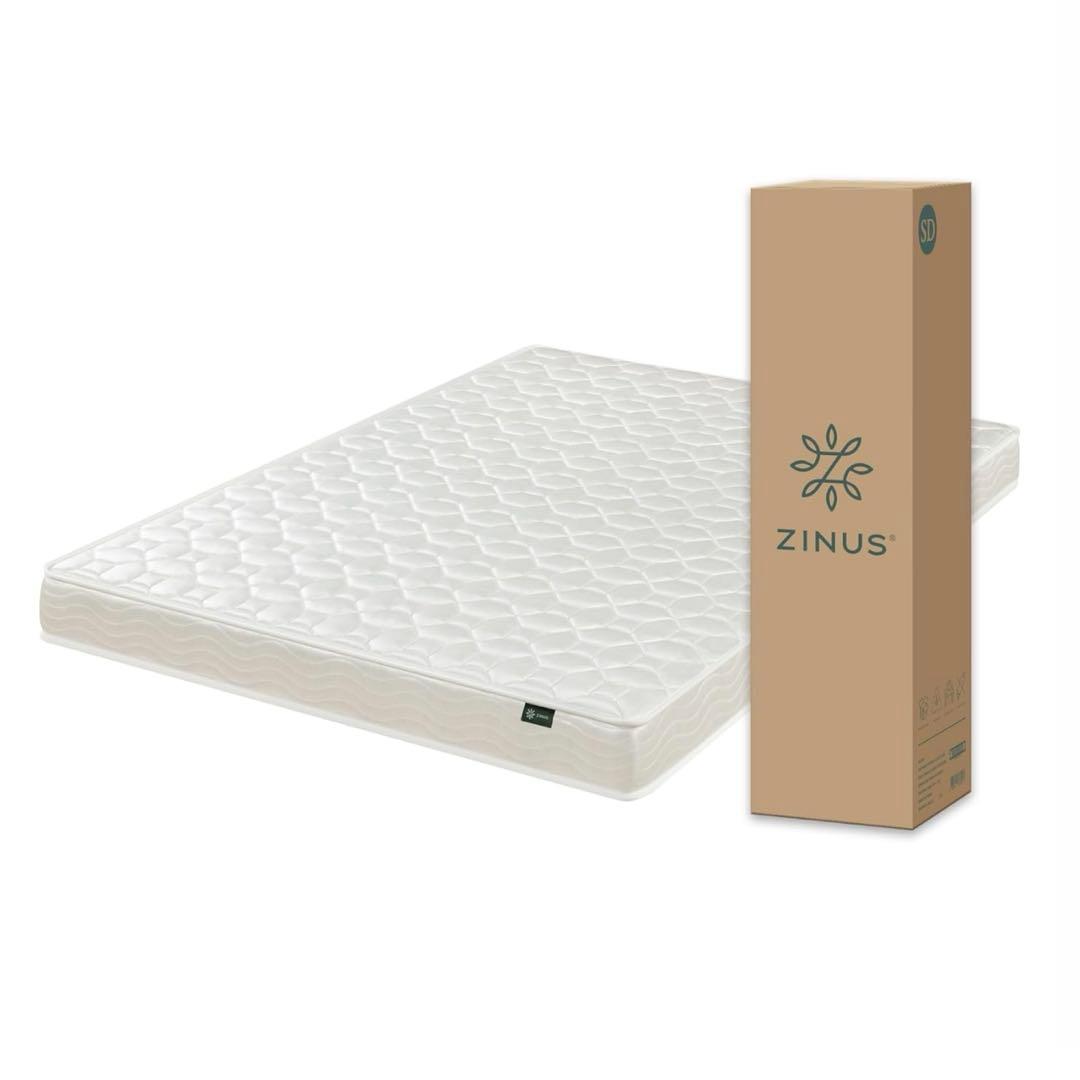 ZINUS BASIC マットレス ポケットコイル 15cm ホワイト ダブル