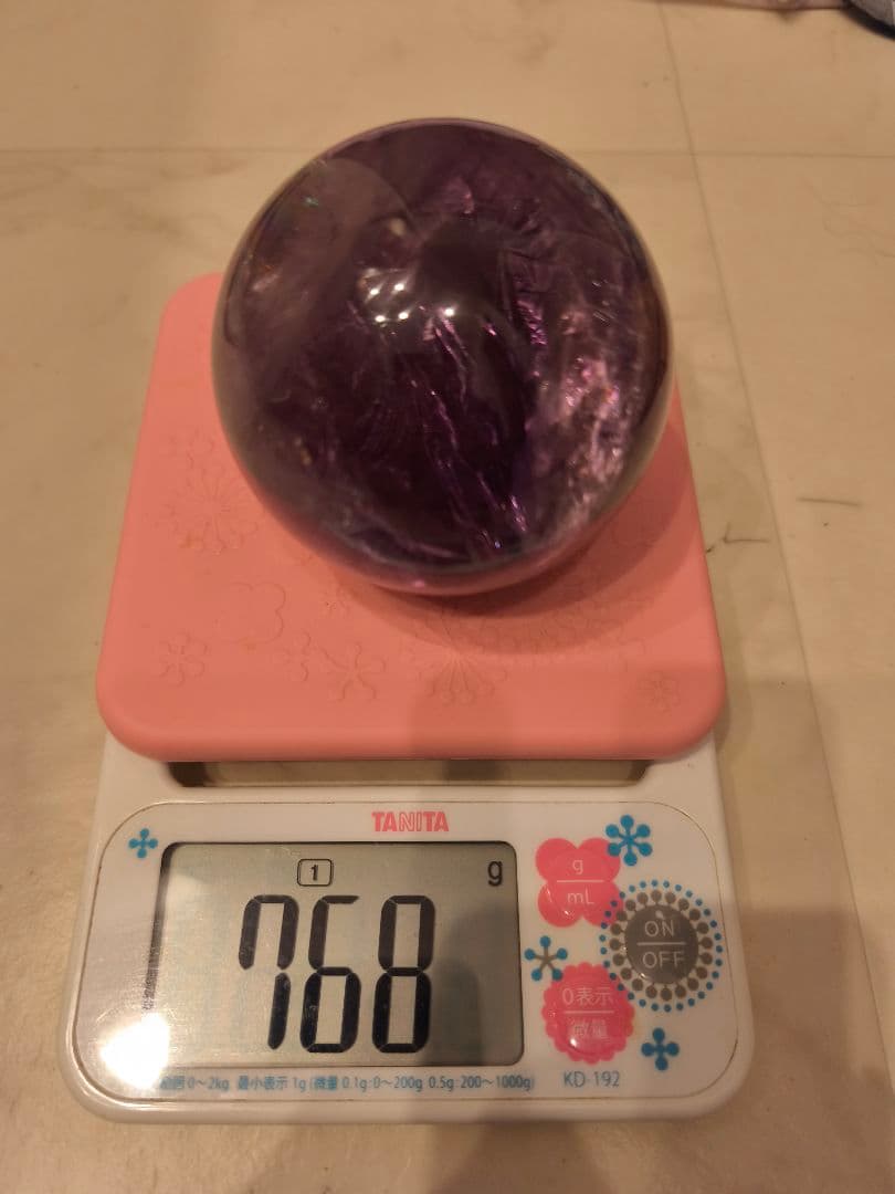 アメジスト　スフィア　玉　③　クォーツ