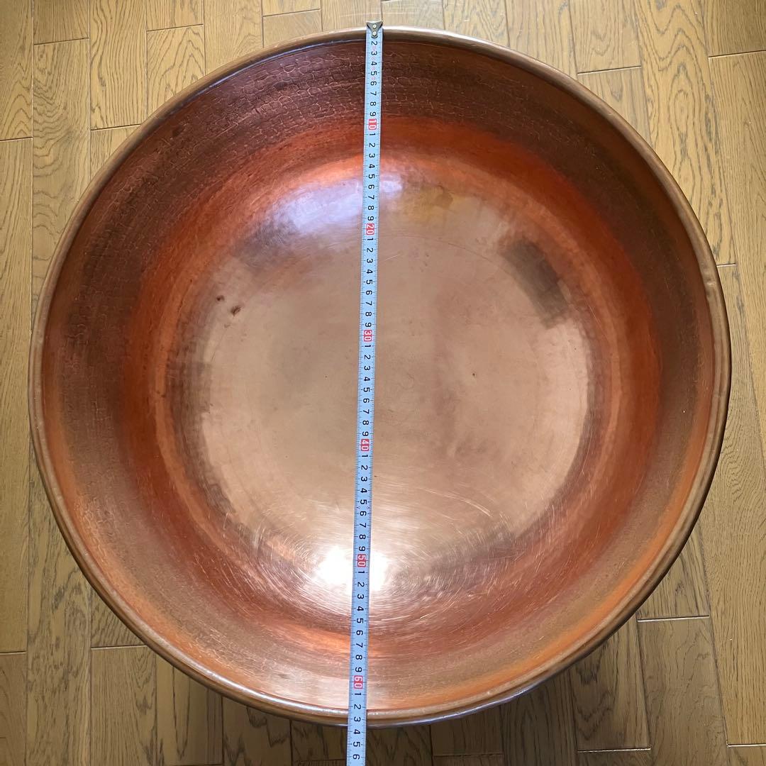 銅鍋　さわり鍋　特大　あんこ鍋　64cm【A】