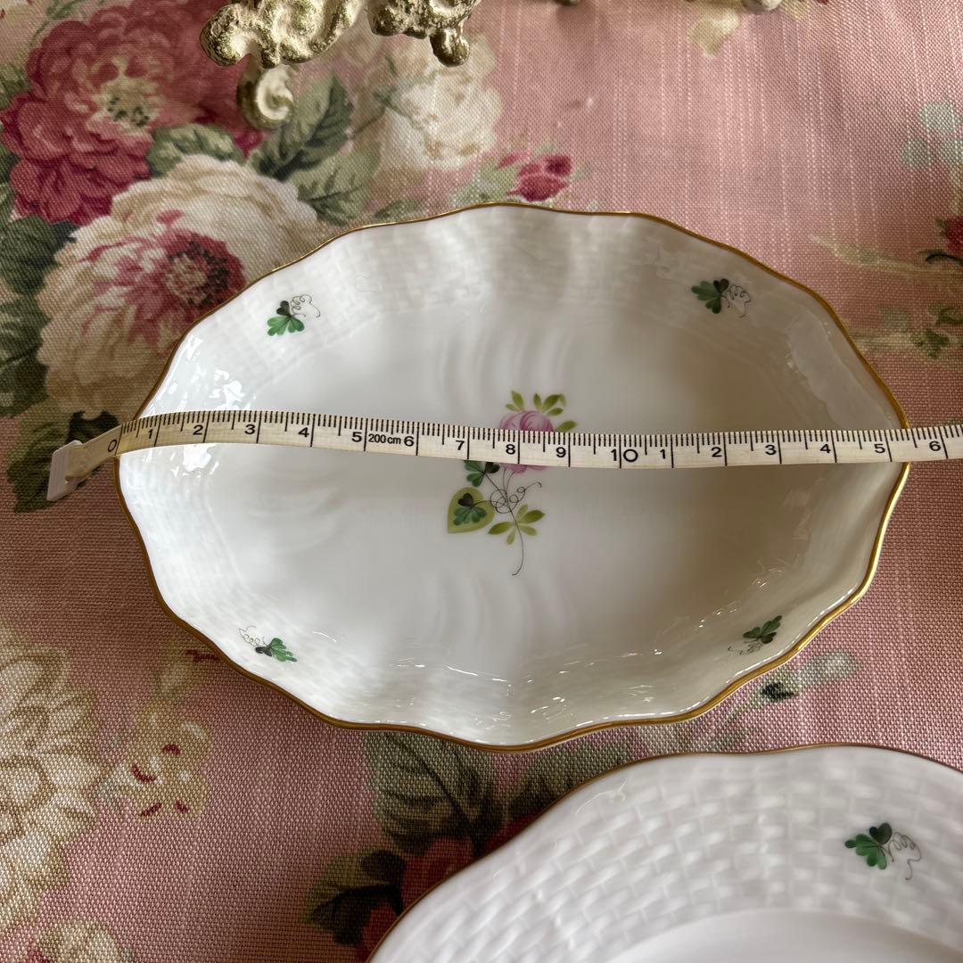 ヘレンド　ウィーンの薔薇/ エリザベートの薔薇 プレート3種