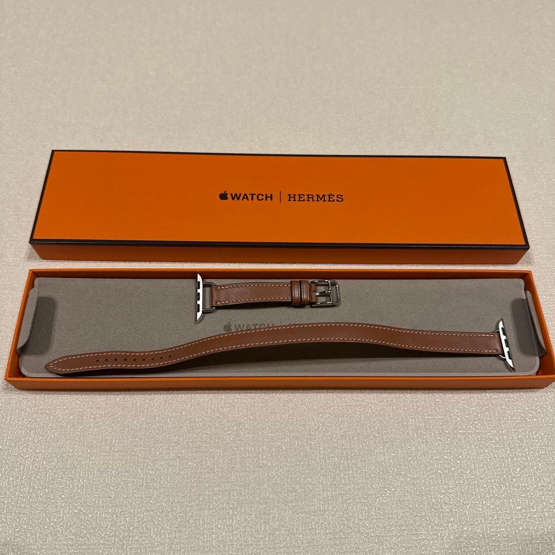 Hermès 41mmアトラージュ・ドゥブルトゥールレザーストラップ