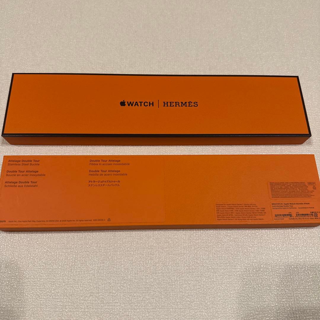 Hermès 41mmアトラージュ・ドゥブルトゥールレザーストラップ