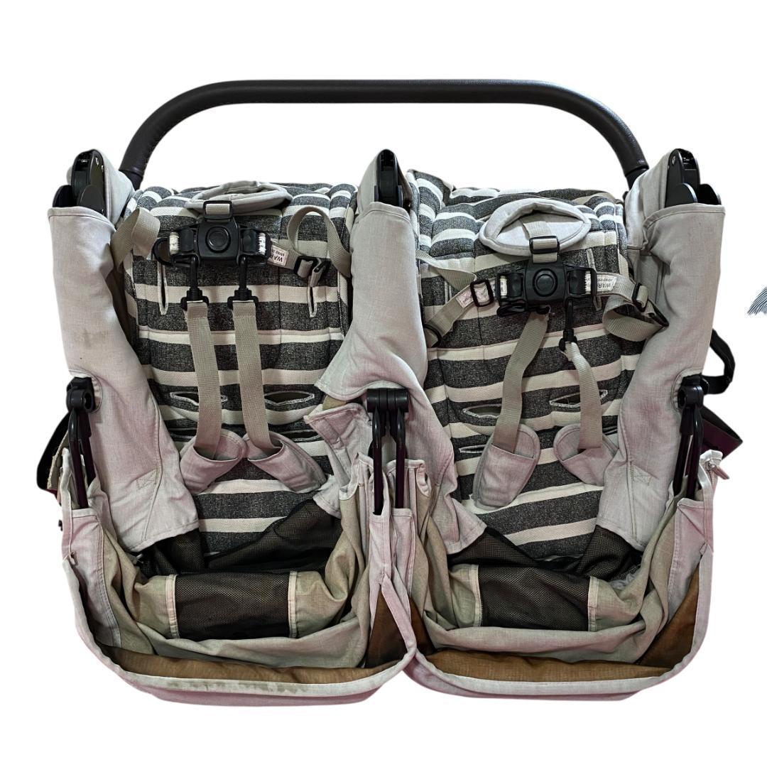 AIRBUGGY エアバギーココダブルEXフロムバース 2人乗りベビーカー